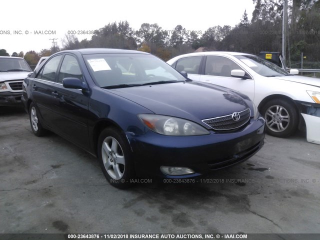 4T1BE30K53U156122 - 2003 TOYOTA CAMRY LE/XLE/SE Dark Blue photo 1