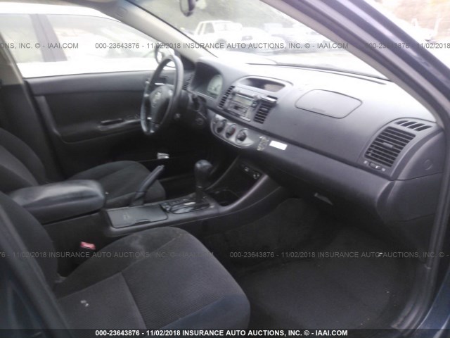 4T1BE30K53U156122 - 2003 TOYOTA CAMRY LE/XLE/SE Dark Blue photo 5