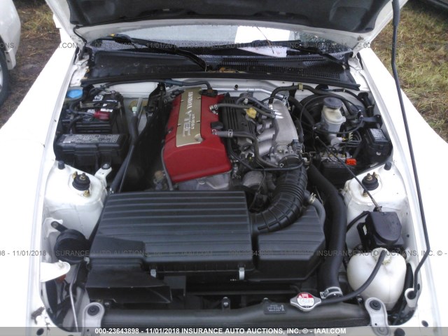 JHMAP214X4T003715 - 2004 HONDA S2000 თეთრი ფოტო 10