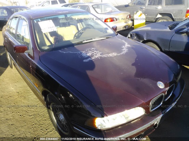 WBADD6320VBW22970 - 1997 BMW 528 I AUTOMATIC Бордовый фото 6