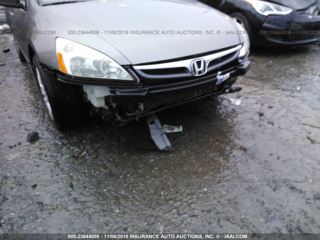 1HGCM66537A083081 - 2007 HONDA ACCORD EX GRAY photo 6