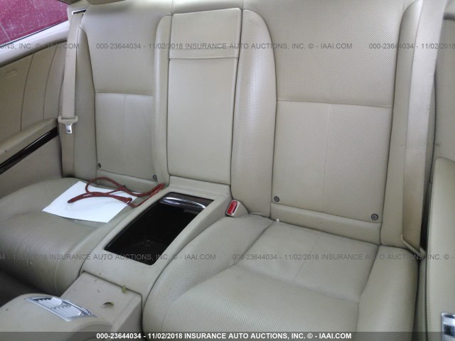 WDDEJ71X37A007557 - 2007 MERCEDES-BENZ CL 550 WHITE photo 8