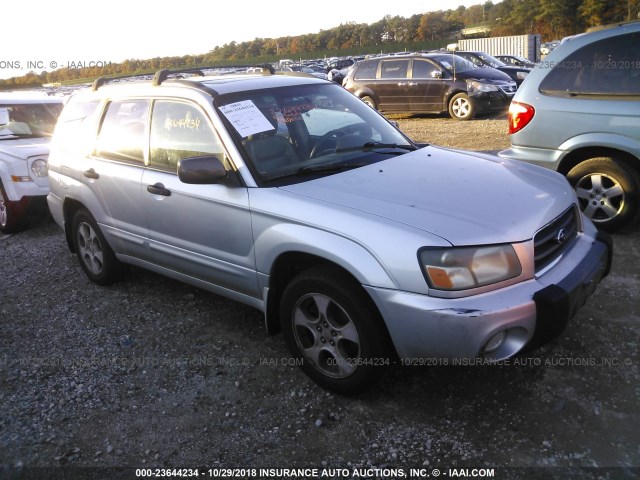 JF1SG65653H729482 - 2003 SUBARU FORESTER 2.5XS SILVER photo 1