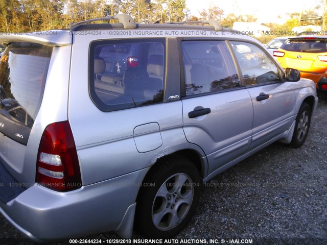 JF1SG65653H729482 - 2003 SUBARU FORESTER 2.5XS SILVER photo 6