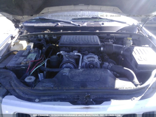 1J4GW48N34C346496 - 2004 JEEP GRAND CHEROKEE LAREDO/COLUMBIA/FREEDOM SILVER photo 10