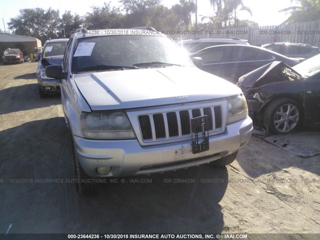 1J4GW48N34C346496 - 2004 JEEP GRAND CHEROKEE LAREDO/COLUMBIA/FREEDOM SILVER photo 6