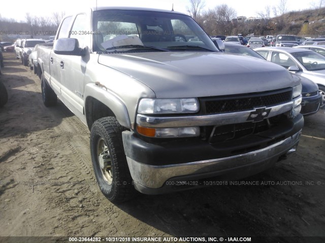 1GCHK23UX1F148310 - 2001 CHEVROLET SILVERADO K2500 HEAVY DUTY TAN photo 1