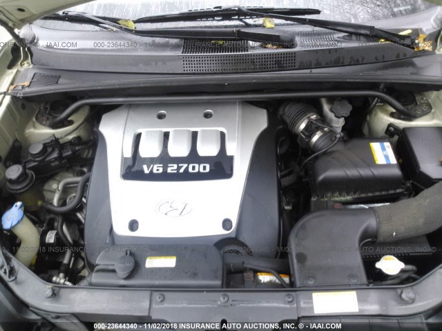 KM8JN12D16U431214 - 2006 HYUNDAI TUCSON GLS/LIMITED 青色 照片 10