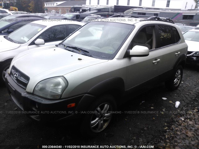 KM8JN12D16U431214 - 2006 HYUNDAI TUCSON GLS/LIMITED 青色 照片 2