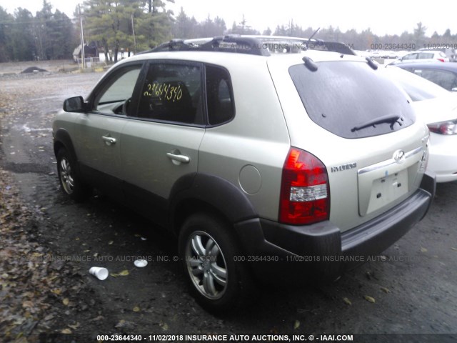 KM8JN12D16U431214 - 2006 HYUNDAI TUCSON GLS/LIMITED 青色 照片 3