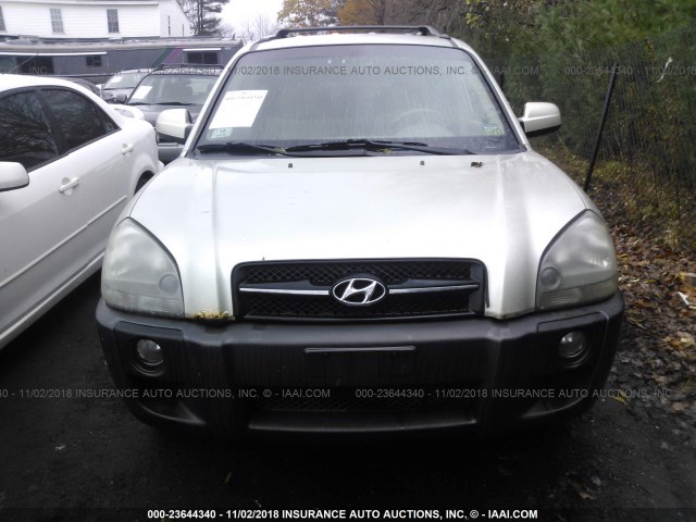 KM8JN12D16U431214 - 2006 HYUNDAI TUCSON GLS/LIMITED 青色 照片 6