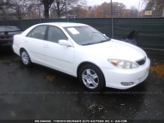 4T1BE30K03U216856 - 2003 TOYOTA CAMRY LE/XLE/SE WHITE photo 1