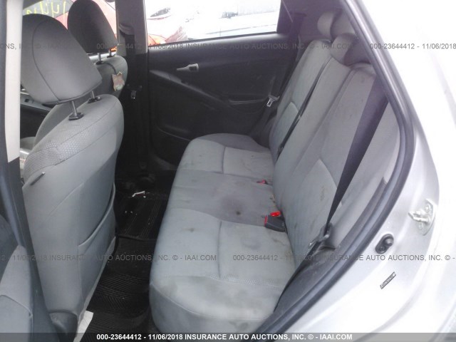 2T1KU40E39C077187 - 2009 TOYOTA COROLLA MATRIX  SILVER photo 8