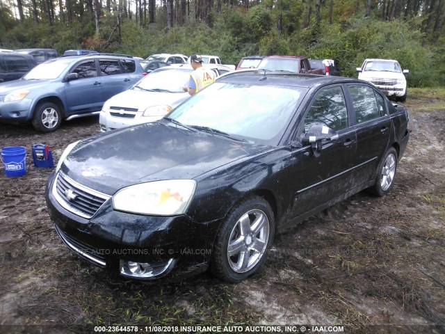 1G1ZU53816F296820 - 2006 CHEVROLET MALIBU LTZ BLACK photo 2