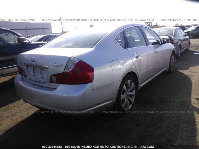 JNKAY01F06M258616 - 2006 INFINITI M35 SPORT SILVER photo 4