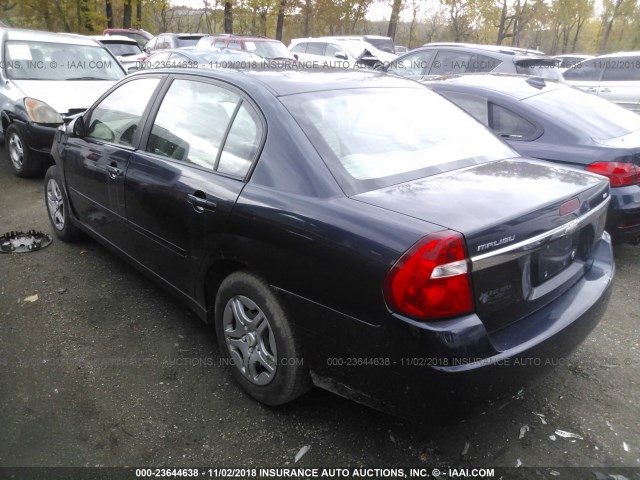 1G1ZS51FX6F130433 - 2006 CHEVROLET MALIBU LS 蓝色 照片 3