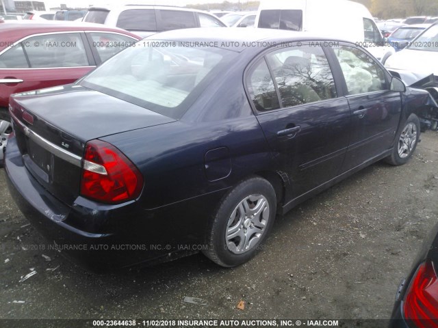 1G1ZS51FX6F130433 - 2006 CHEVROLET MALIBU LS 蓝色 照片 4