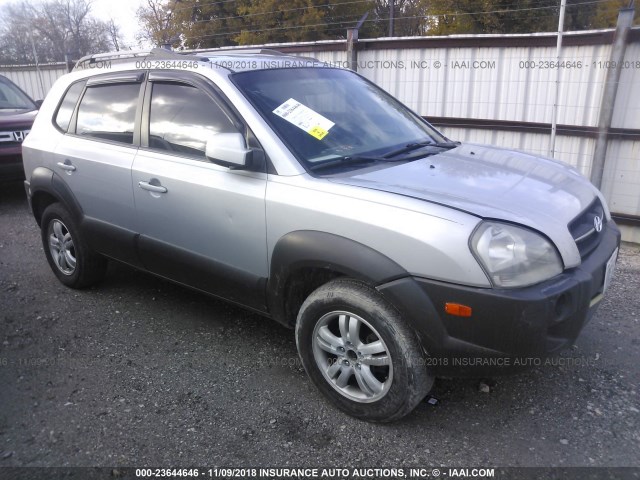 KM8JN72D67U544130 - 2007 HYUNDAI TUCSON SE/LIMITED SILVER photo 1