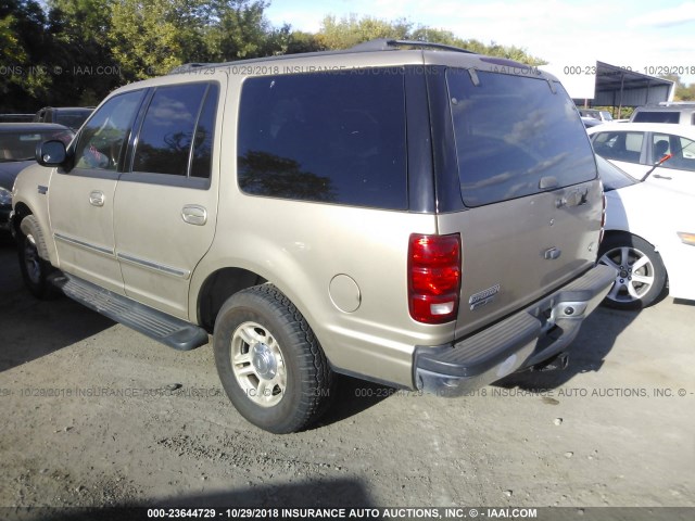 1FMRU156XYLC33744 - 2000 FORD EXPEDITION XLT GOLD photo 3