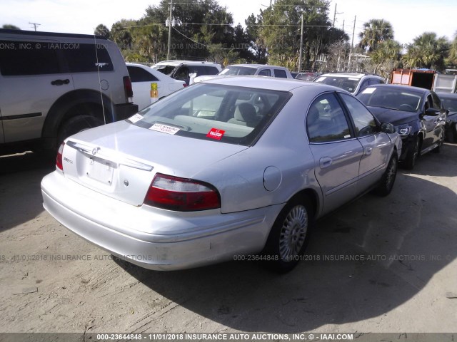 1MEFM5OU15A600234 - 2005 MERCURY SABLE GS SILVER photo 4