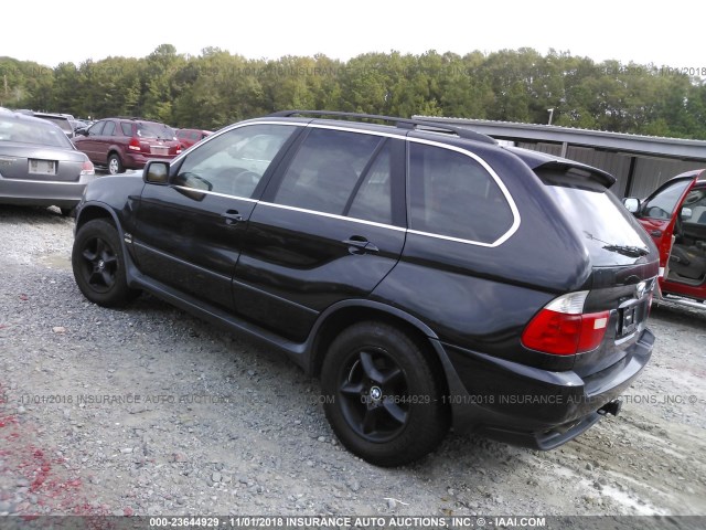 5UXFB53504LV09100 - 2004 BMW X5 4.4I BLACK photo 3