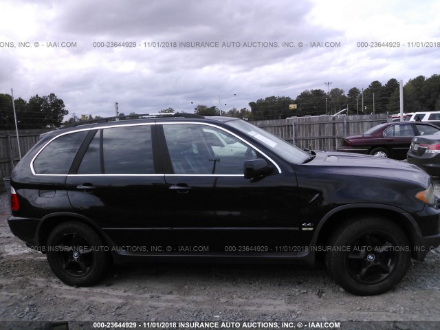 5UXFB53504LV09100 - 2004 BMW X5 4.4I BLACK photo 6