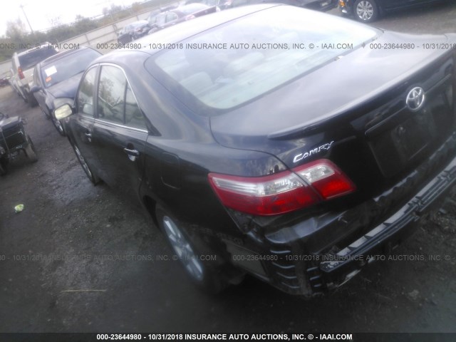4T1BE46K57U608301 - 2007 TOYOTA CAMRY NEW GENERAT CE/LE/XLE/SE BLACK photo 3