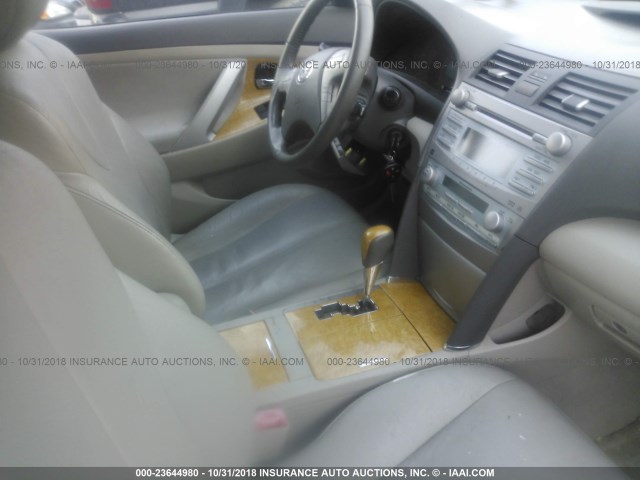 4T1BE46K57U608301 - 2007 TOYOTA CAMRY NEW GENERAT CE/LE/XLE/SE BLACK photo 5