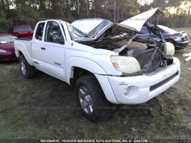 5TETU62N35Z055787 - 2005 TOYOTA TACOMA PRERUNNER ACCESS CAB WHITE photo 10