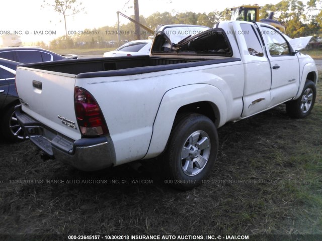 5TETU62N35Z055787 - 2005 TOYOTA TACOMA PRERUNNER ACCESS CAB WHITE photo 3