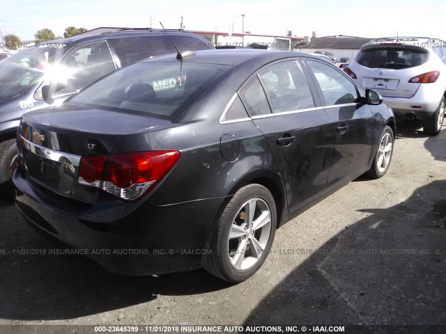 1G1PF5SB8G7100334 - 2016 CHEVROLET CRUZE LIMITED LT BLACK photo 4