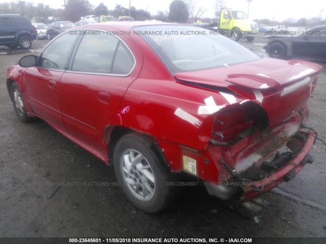 1G2NF52E74M603587 - 2004 PONTIAC GRAND AM SE1 RED photo 3