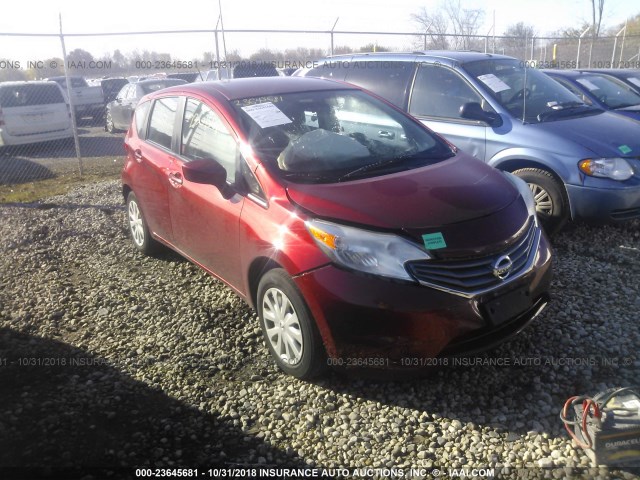 3N1CE2CP9GL391510 - 2016 NISSAN VERSA NOTE S/S PLUS/SV/SL/SR RED photo 1