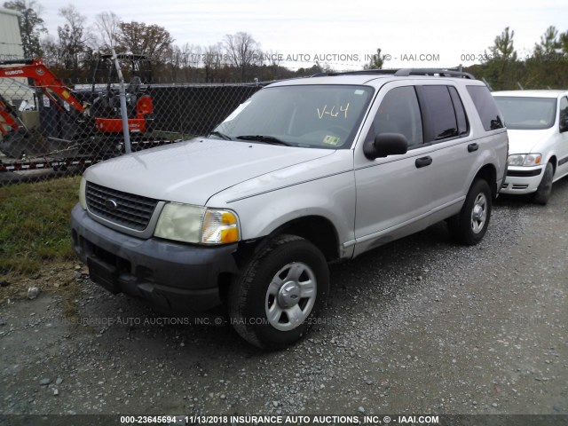 1FMZU62K23UA52753 - 2003 FORD EXPLORER XLS/XLS SPORT SILVER photo 2