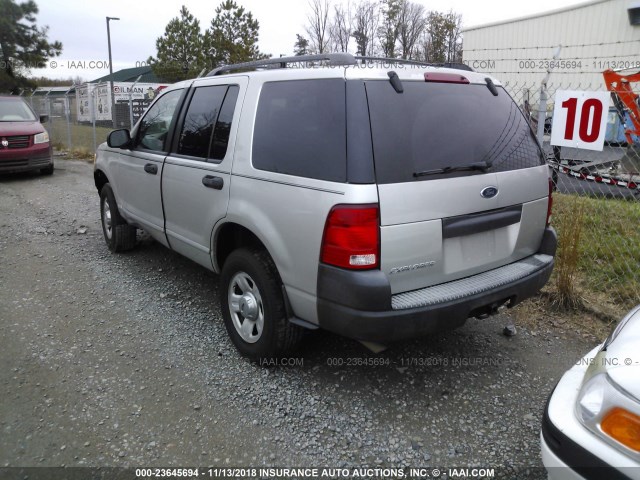 1FMZU62K23UA52753 - 2003 FORD EXPLORER XLS/XLS SPORT SILVER photo 3