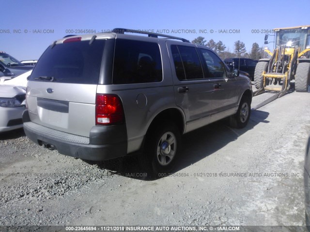 1FMZU62K23UA52753 - 2003 FORD EXPLORER XLS/XLS SPORT SILVER photo 4