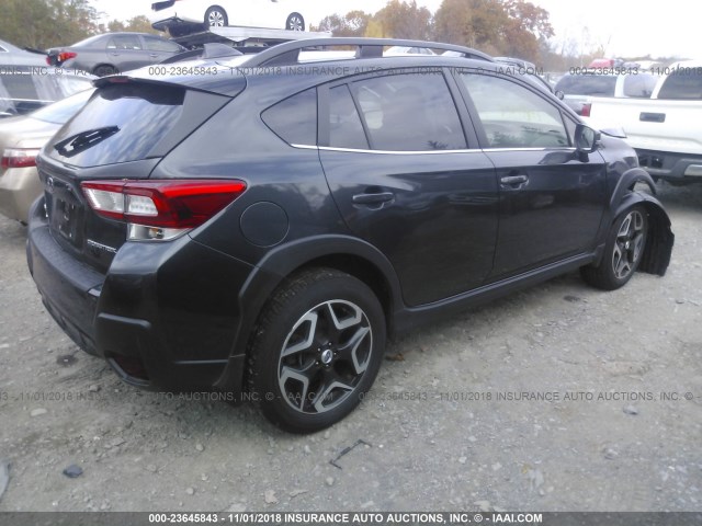 JF2GTAMC3J8255536 - 2018 SUBARU CROSSTREK LIMITED BLACK photo 4