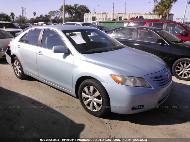4T1BE46K97U597772 - 2007 TOYOTA CAMRY NEW GENERAT CE/LE/XLE/SE BLUE photo 1