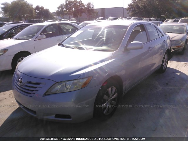 4T1BE46K97U597772 - 2007 TOYOTA CAMRY NEW GENERAT CE/LE/XLE/SE BLUE photo 2