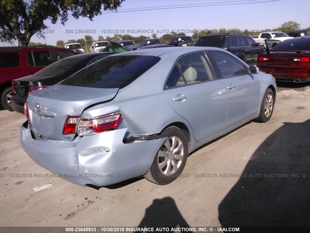 4T1BE46K97U597772 - 2007 TOYOTA CAMRY NEW GENERAT CE/LE/XLE/SE BLUE photo 4