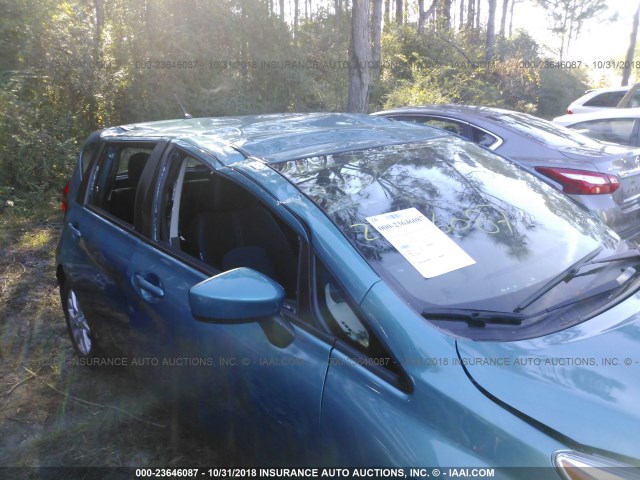 3N1CE2CP5FL446551 - 2015 NISSAN VERSA NOTE S/S PLUS/SV/SL/SR BLUE photo 6