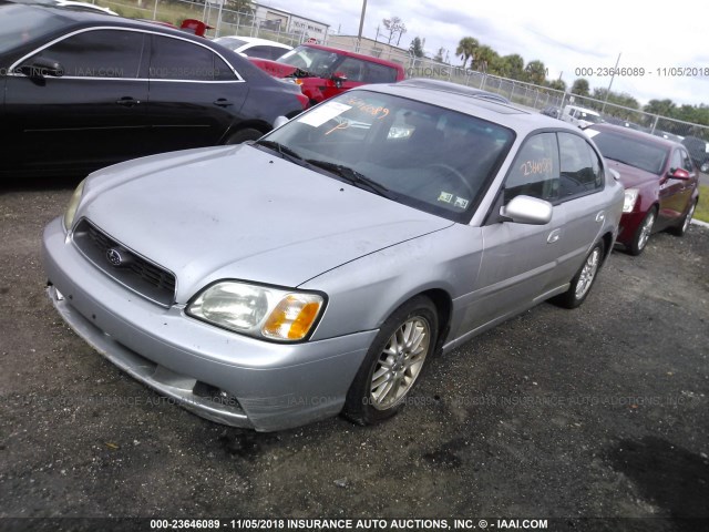 4S3BE635537210500 - 2003 SUBARU LEGACY L/L SPECIAL SILVER photo 2