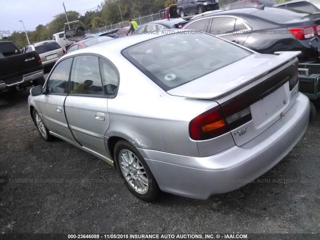 4S3BE635537210500 - 2003 SUBARU LEGACY L/L SPECIAL SILVER photo 3