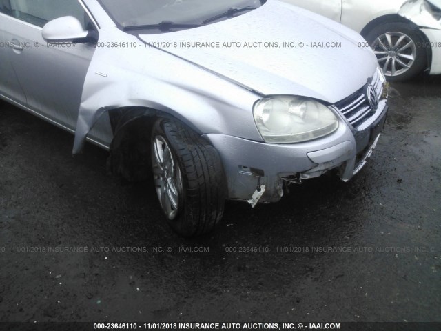 3VWEF71K17M193843 - 2007 VOLKSWAGEN JETTA WOLFSBURG 银色 照片 6