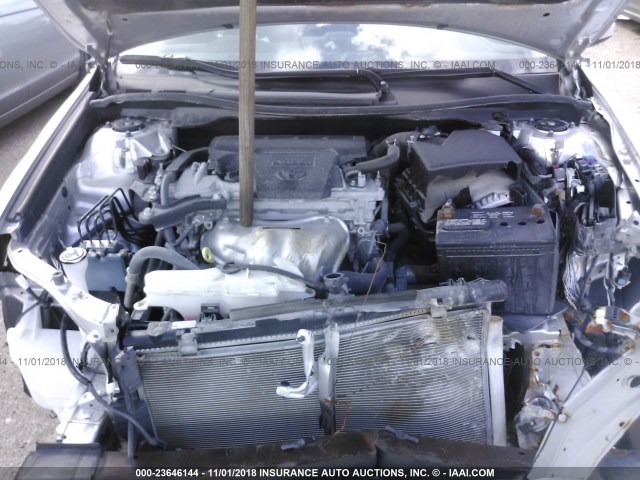 4T1BF1FK6EU430701 - 2014 TOYOTA CAMRY L/SE/LE/XLE 银色 照片 10