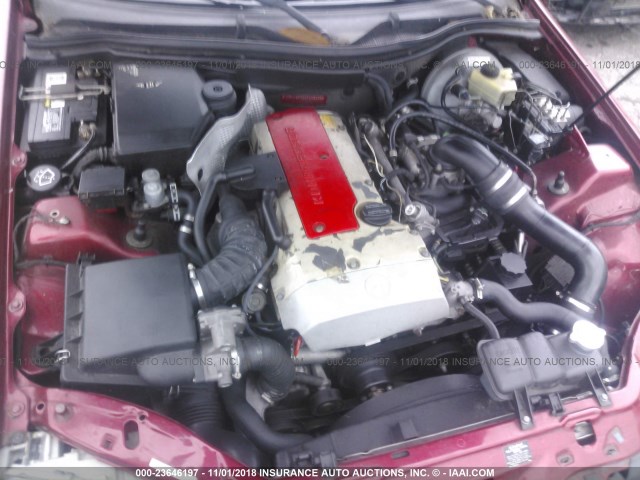 WDBKK47F5XF143133 - 1999 MERCEDES-BENZ SLK 230 KOMPRESSOR RED photo 10