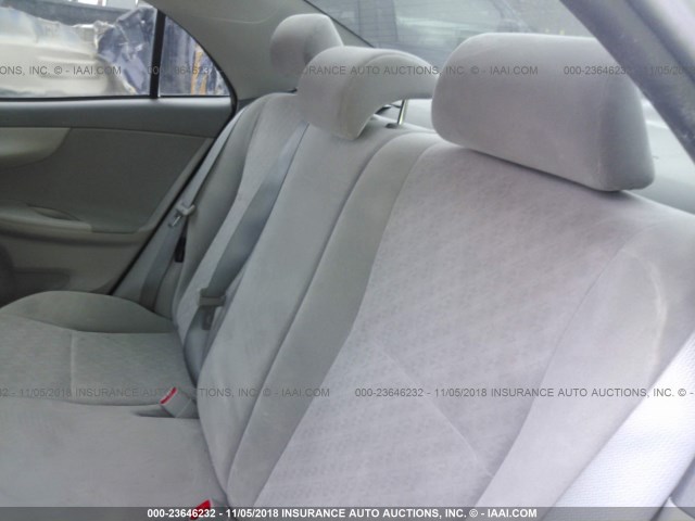 JTDBL40E199058159 - 2009 TOYOTA COROLLA LE/XLE GRAY photo 8