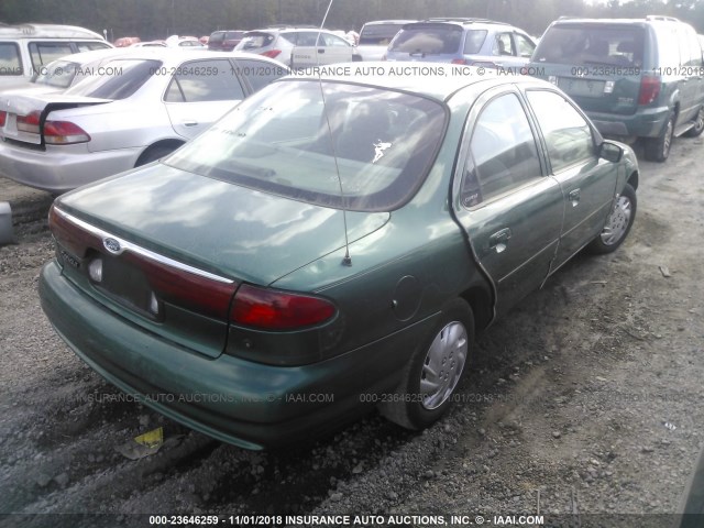 1FAFP6630XK108469 - 1999 FORD CONTOUR SE GREEN photo 4