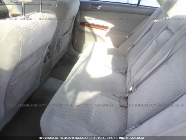4T1BE30K64U276254 - 2004 TOYOTA CAMRY LE/XLE/SE WHITE photo 8