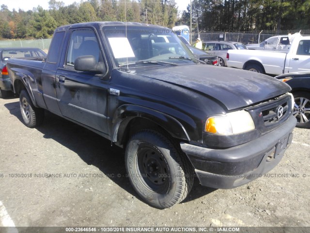 4F4YR16V11TM31262 - 2001 MAZDA B3000 CAB PLUS BLACK photo 1